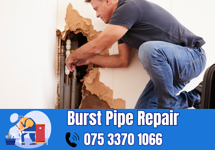 burst pipe repair Chestfield